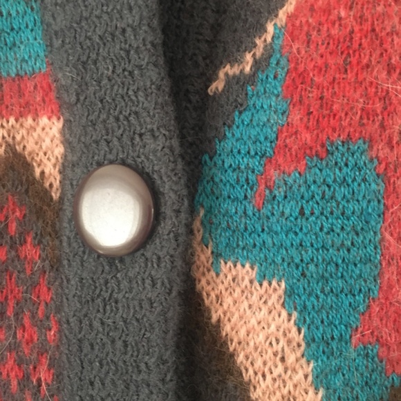 Vintage Mixage 1980 lambswool and angora sweater cabincore - Picture 4 of 12